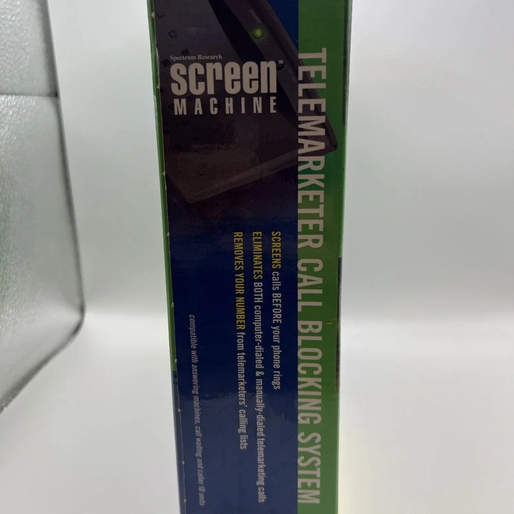 Spectrum Research Screen Machine telemarketer call blocking system
